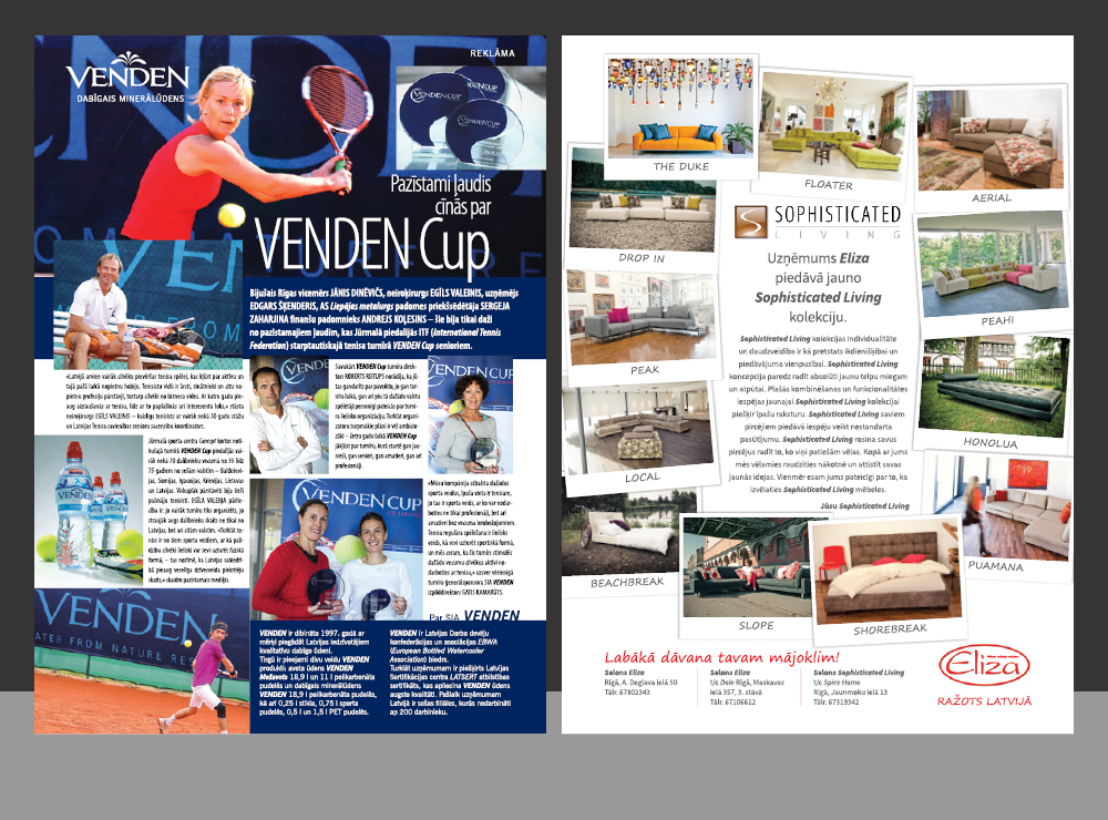 Inga Rop�a Portfolio. Maket��anas un grafisk� dizaina darbi